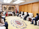 人民日?qǐng)?bào)社副總編輯王一彪會(huì)見俄塔斯社代表團(tuán)一行。